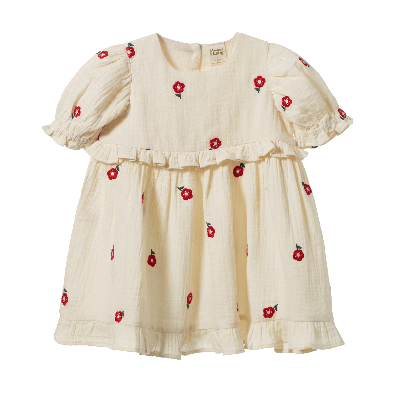 VALENTINA DRESS | Red Flora-Web-front