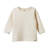 WAFFLE TEE | Natural-Web-front