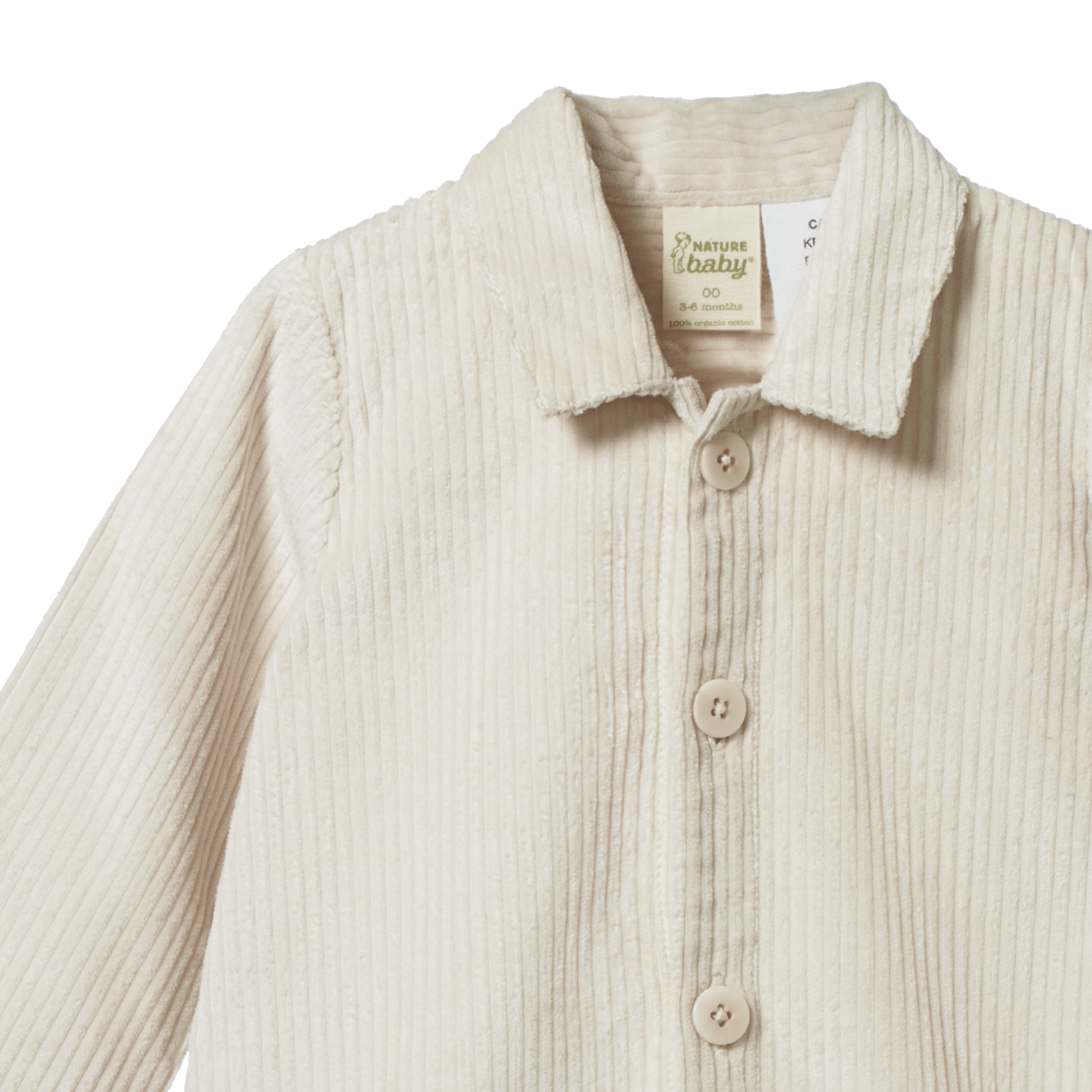 WALTER ROMPER CORD | Ecru-Extra Img - 3