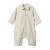 WALTER ROMPER CORD | Ecru-Web-front