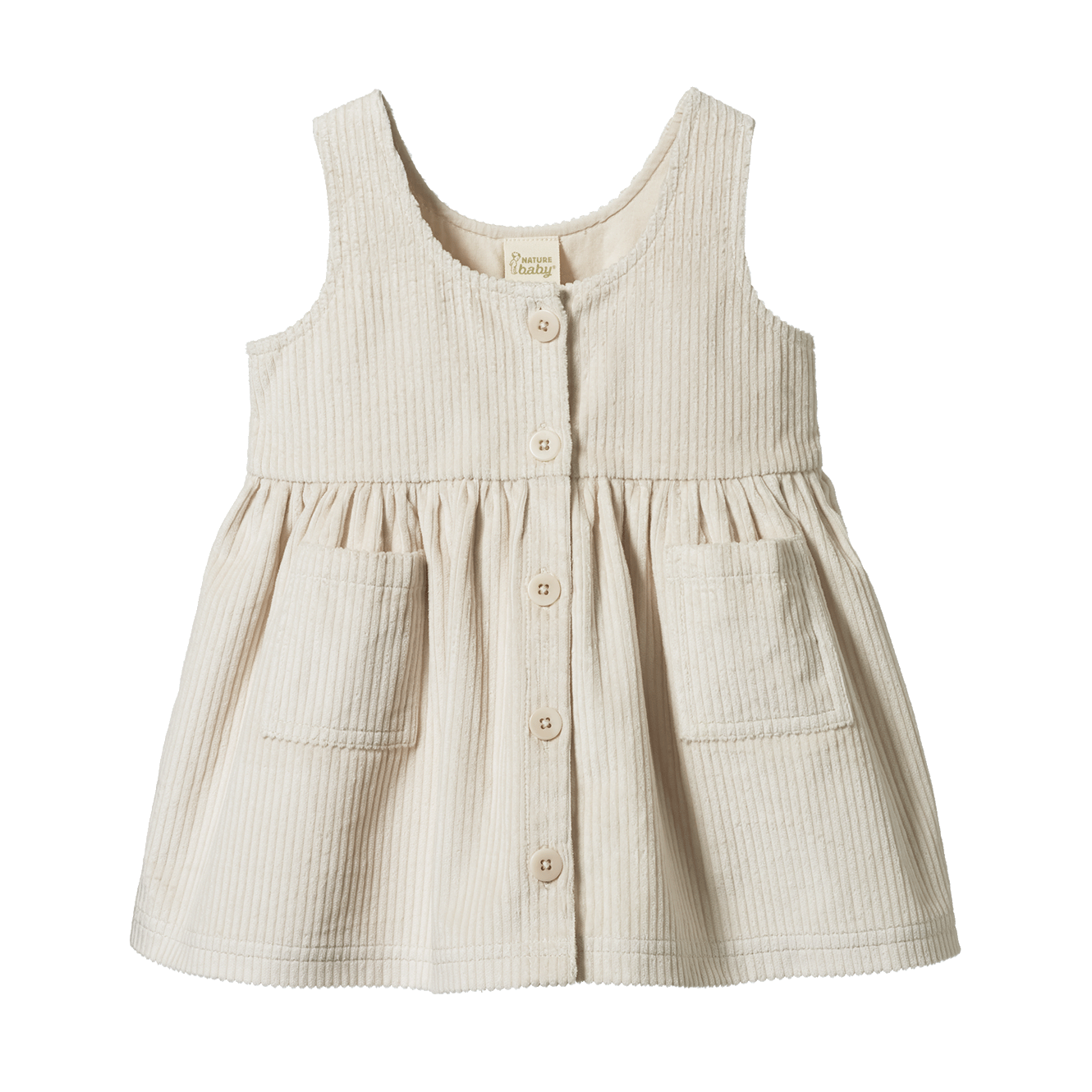 WILLA PINAFORE | Ecru-Web-front