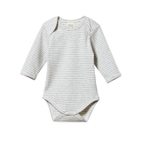 Cotton Long Sleeve Bodysuit - long sleeve bodysuits - Nature Baby