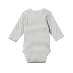 Cotton Long Sleeve Bodysuit - long sleeve bodysuits - Nature Baby