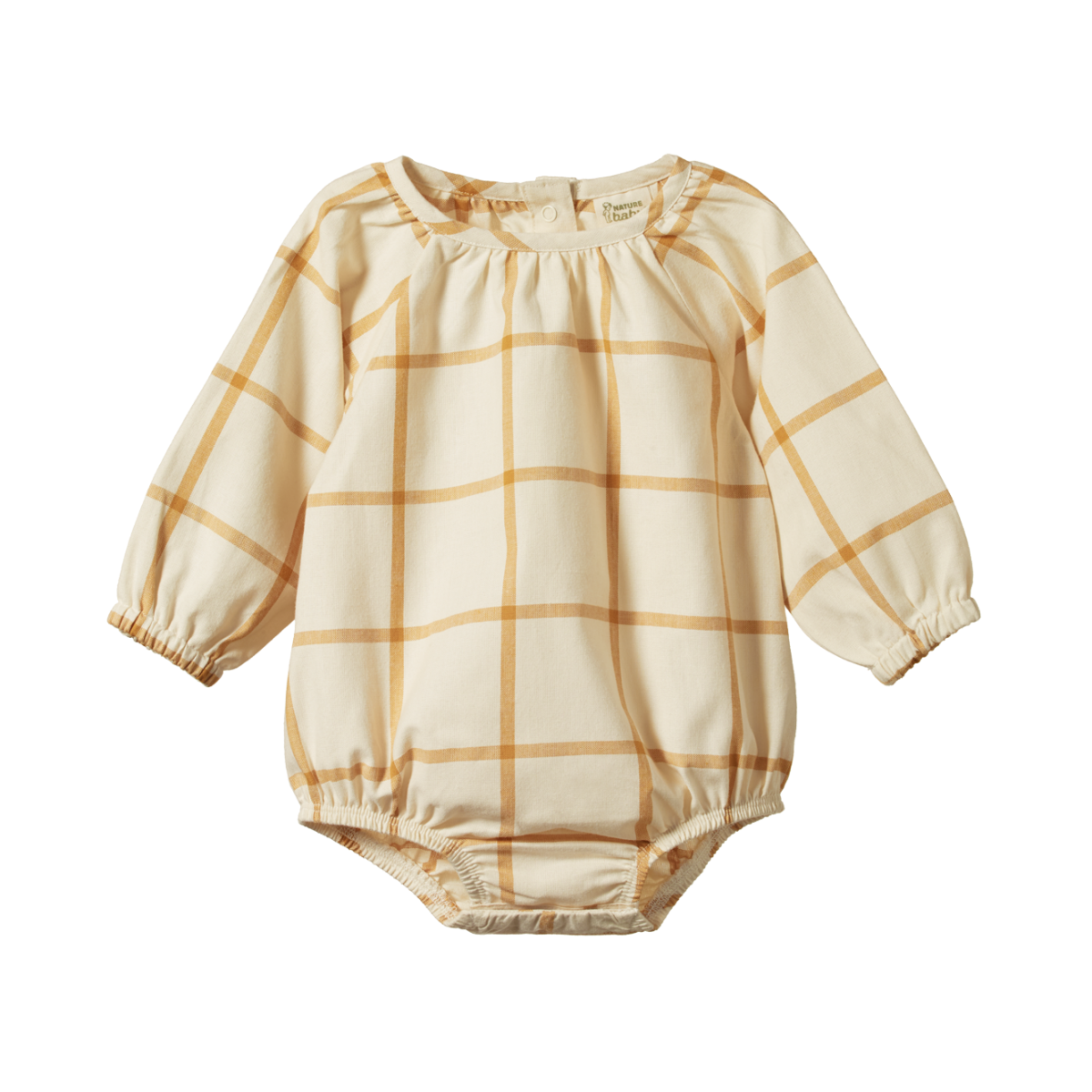 Gingham baby romper clearance