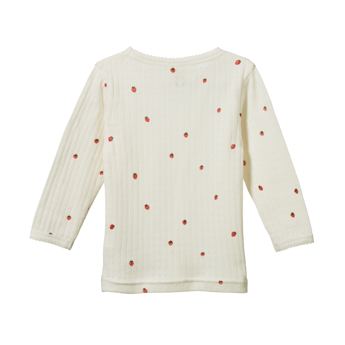 Buy Long Sleeve Pointelle Tee Online in New Zealand | Nature